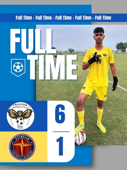 A great result in our friendly match, with our team winning 6-1.