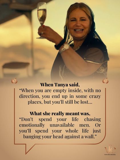 Tanya from The White Lotus was onto something. Chasing emotionally unavailable partners will leave you lost. I help you identify these patterns and seek healthier connections.
