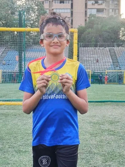This player's focus and determination earned him the Player of the Month award.
