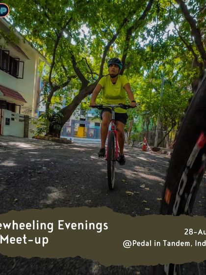 An evening ride through the leafy lanes of Indiranagar. Our 'Freewheelin' meetups are a perfect, relaxed introduction to our cycling community.