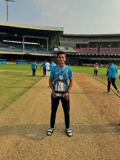We are incredibly proud to see our trainee, Mohsin Khan, holding a trophy after earning his place in the prestigious Ranji Trophy. This is a result of years of dedication through the U16, U19, and U23 Karnataka state teams, proving that our development pathway works.