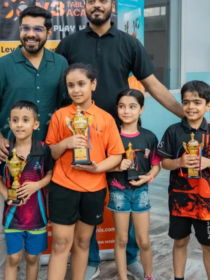 Celebrating the youngest champions from our U-9 Mix category. I ensure even the smallest players get a taste of real competition and the joy of winning.
