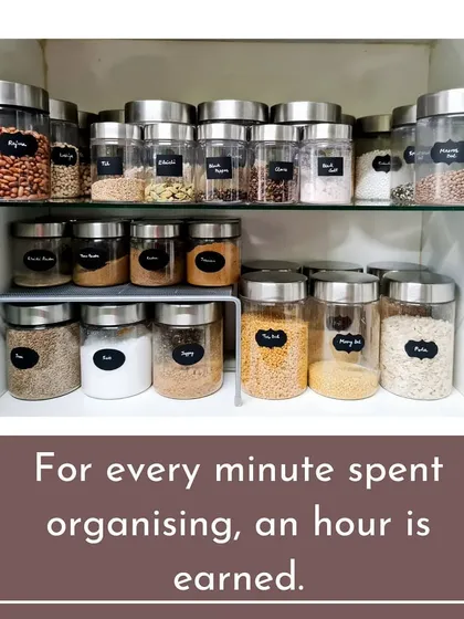 Imagine opening your pantry to this every day. By using clear, labeled containers and simple risers, I create kitchen systems that are not just beautiful but incredibly practical for daily use.