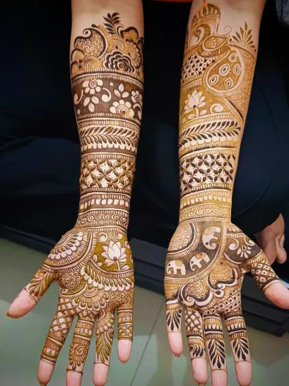 Traditional Full-Arm Henna photo 4