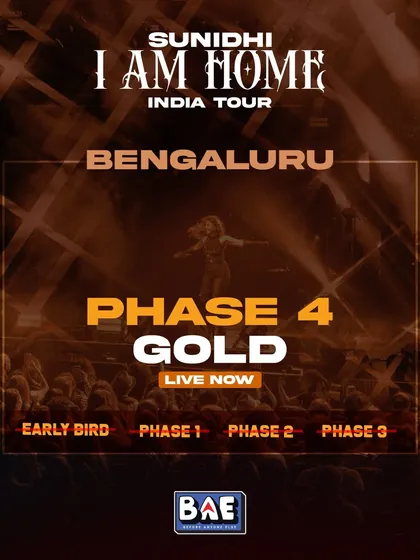 PHASE 4 GOLD - LIVE NOW. Releasing the next wave of tickets for Bengaluru.
