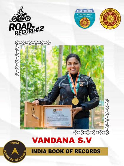 We celebrate the incredible achievements of our members who successfully completed the "Road to Records" motorcycle rally and earned their place in the India Book of Records. We are proud to have such dedicated and accomplished riders, including female riders, in our family.