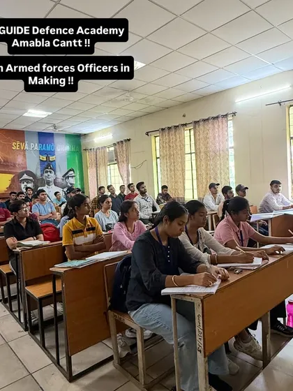 A glimpse into our classroom at Ambala Cantt where future officers of the Indian Armed Forces are forged. Here, every student, boy or girl, is a warrior in training, focused on a single goal: the uniform.