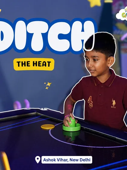 Ditch the heat and come inside for some cool fun. Our air-conditioned play area, including the exciting arcade, is the perfect place for kids to burn off energy and have a blast, no matter the weather outside.