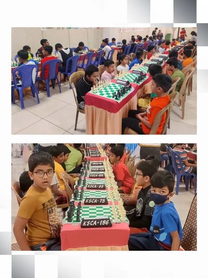 A look back at the PT Ganeshotsav 2023 tournament. The long tables filled with eager players show the popularity and scale of the events we organize.