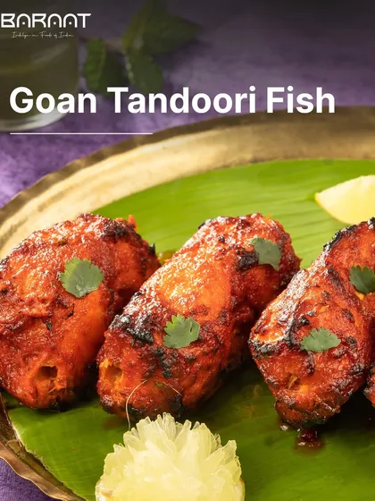 Savor the vibrant coastal flavors of Goa with my tantalizing Goan Tandoori Fish, grilled to perfection in a traditional tandoor.