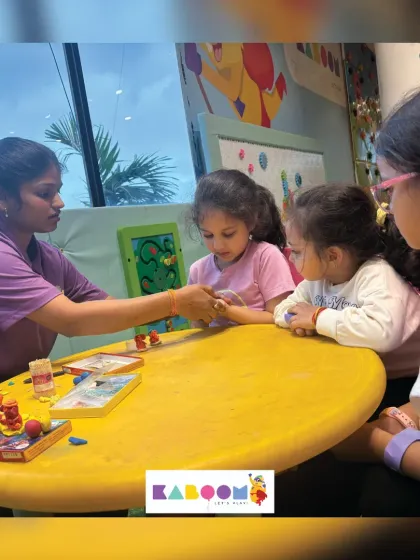 Watch as little hands get creative during our Ganesh Chaturthi workshop. Here, children are learning to sculpt their own eco-friendly Ganesha idols from clay with guidance from our friendly staff.