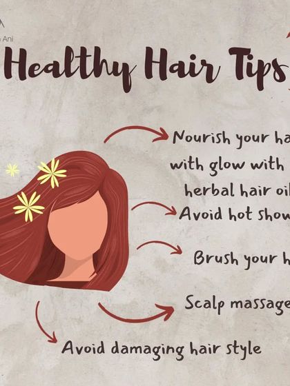 Some of my top healthy hair tips for you. Nourish your hair with my herbal oil, avoid hot showers, and do regular scalp massages. These simple things will protect your hair.