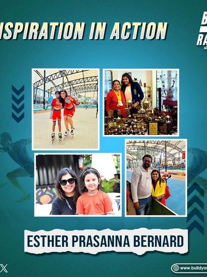 Skating is a family affair for me. This collage shows me with my own family and my skating family, surrounded by the trophies and memories that have shaped my career as an athlete and coach.