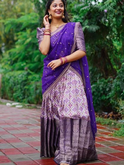 CB Rental Dresses - Women's Occasion Wear Rental Langa Davanis (Half Sarees) photo 28