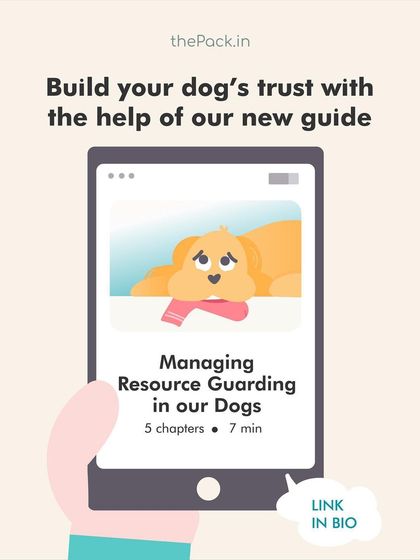 My guide on Managing Resource Guarding is available on your phone. It offers five chapters of insights to help you prevent and manage possessive behaviors in your dog.