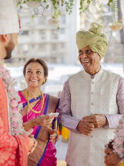 Tears of joy and smiles of happiness. A beautiful, emotional family moment.
