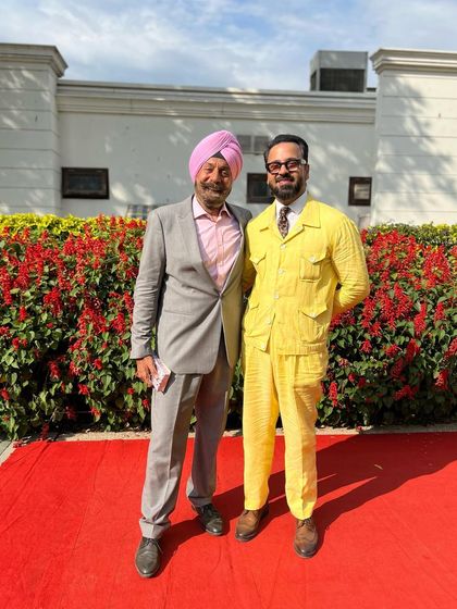 With my guru and mentor, Mr. Amit Singh Chadha, Senior Advocate. He spotted my potential, took me under his wing, and inspired me to strive for greatness in law and in life.