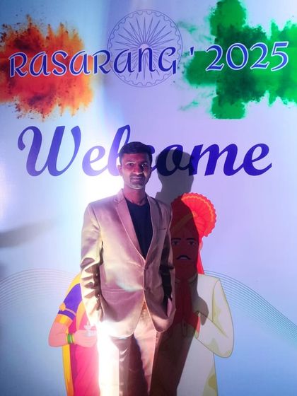 Another photo from the 'Rasarang 2025' event entrance. The vibrant decor set a wonderful tone for the evening.