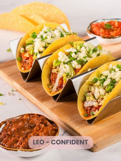 Leo, you are confident. You're not afraid to take on these bold and flavourful tacos.