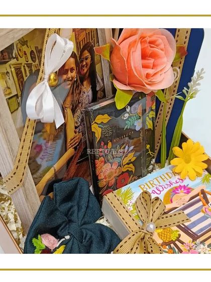 Another view of the curated 'Girl Boss' birthday hamper, showing all the items beautifully arranged.