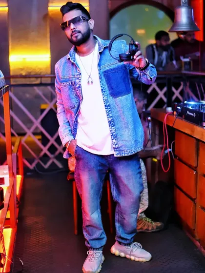 A full-body shot showing my denim-on-denim style. The goal is to live life on my own terms.