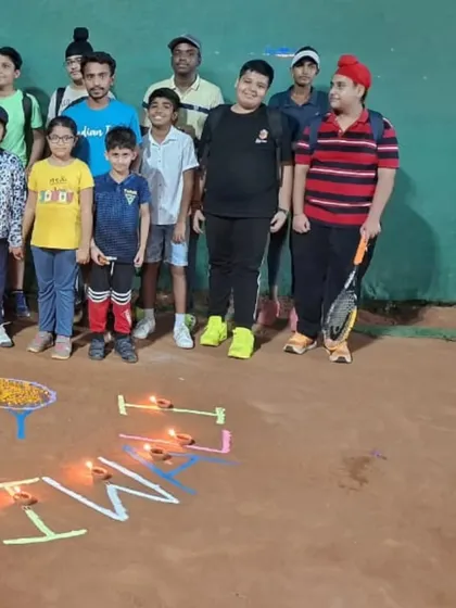 Celebrating the festival of lights together. Our Diwali celebration brings our tennis family closer.