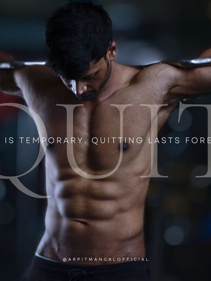 Pain is Temporary, Quitting Lasts Forever. This quote is a reminder to push through the discomfort of training because the regret of giving up is far worse.