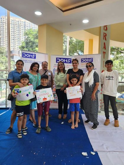 More happy families from our "Thanks Giving" workshop. It is wonderful to see them creating art and celebrating together.