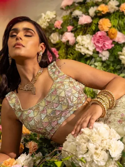 A final artistic shot, capturing a moment of serene beauty amidst the flowers.