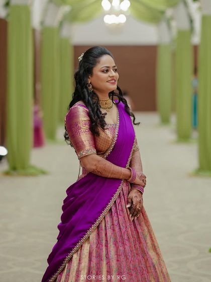 Anthariya by Nidhi Gowda - Custom Bridal & Occasion Wear Upcycled Kanjivaram Lehengas (Langa Voni) photo 41