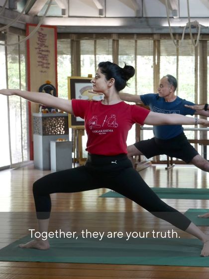 This collection of images captures the essence of my classes. You will see students of all levels using various props, receiving individual adjustments, and practicing together with focus and dedication. Each photo is a glimpse into our journey of alignment and discovery.