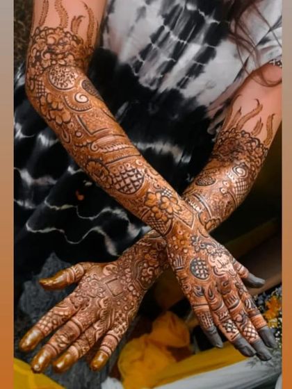Mehendi Art by Nishat - Mehndi (Henna) Artistry Elaborate Bridal Henna photo 60