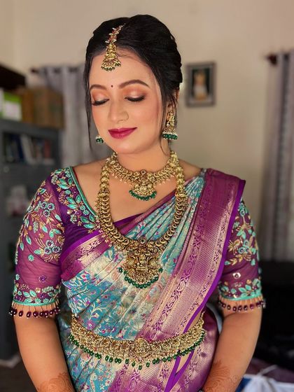Makeovers by Mahalakshmi - Bridal & Wedding Makeup Timeless Muhurtham Looks photo 32