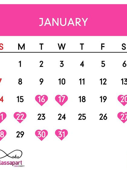 Auspicious wedding dates for January 2024.