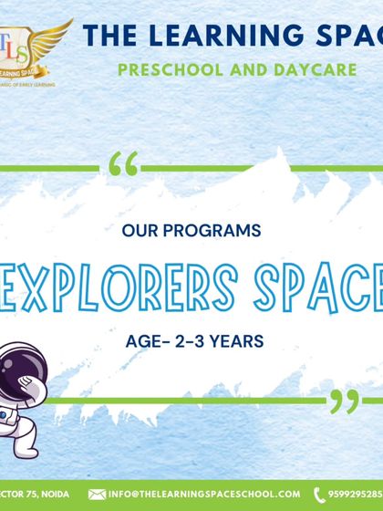 Welcome to our Explorers Space for children aged 2-3 years. This program focuses on critical development in language, creativity, and curiosity through engaging, hands-on activities.