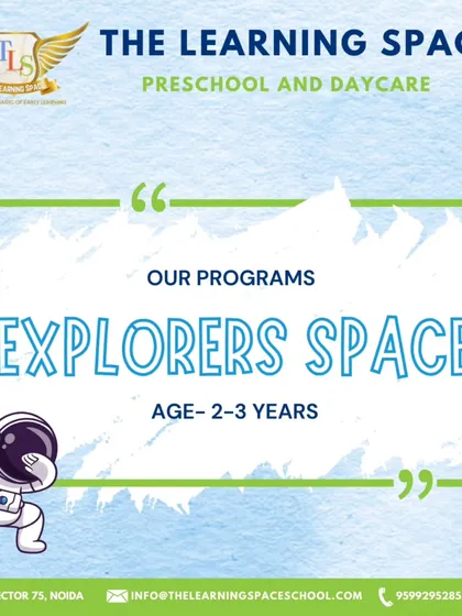 Welcome to our Explorers Space for children aged 2-3 years. This program focuses on critical development in language, creativity, and curiosity through engaging, hands-on activities.