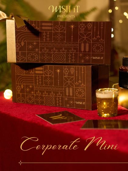 For a more budget-friendly option, my Corporate Mini hamper is the perfect gesture of gratitude. It's elegant, thoughtful, and full of festive warmth.