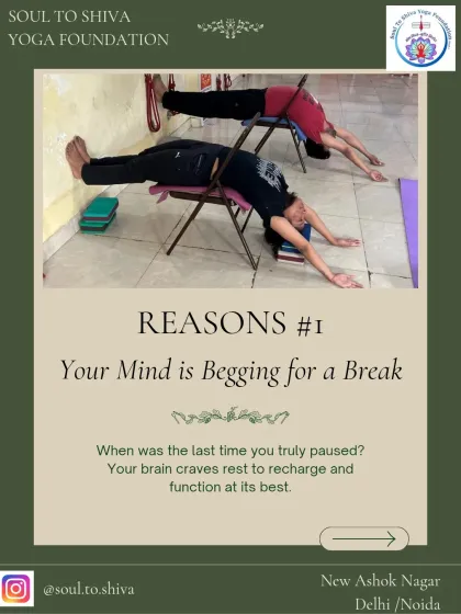 Reason to slow down: Your mind is begging for a break. Give it the rest it needs to function at its best.