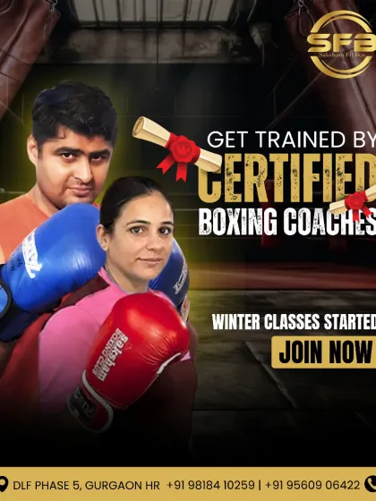 Get trained by certified boxing coaches and earn a certificate upon completion. My winter classes are starting, offering a chance to transform your mind and body with expert guidance.