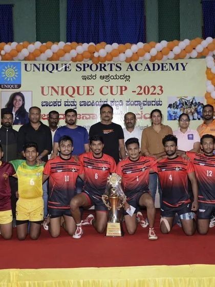 The champions of the Unique Cup 2023, a team that showed incredible skill and determination throughout the tournament.