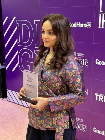 I am deeply honored to receive the Design Ikons award for Residential Apartment Design Mastery. This recognition is a testament to the trust of my clients and the incredible dedication of my team, who help bring these ambitious visions to life.
