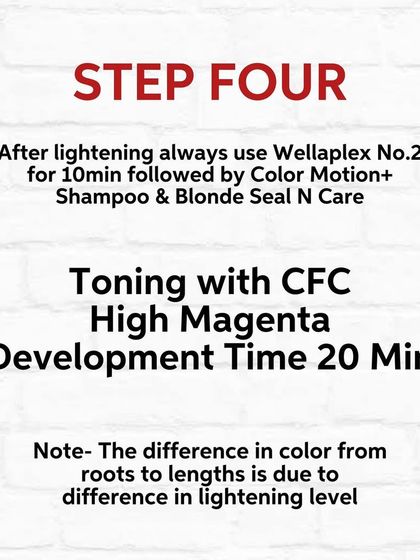 Step Four is the final toning. I used Color Fresh Create in High Magenta to achieve this incredibly vibrant, all-over pink.