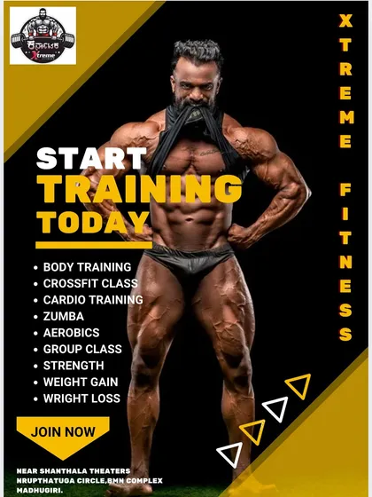 Ready to start your journey? I offer a full range of training services including body training, CrossFit, cardio, weight gain, and weight loss programs. Join Xtreme Fitness and let's build your best self.