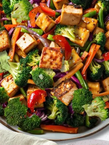 It also pairs beautifully as a sauce for a colourful tofu and broccoli stir-fry.
