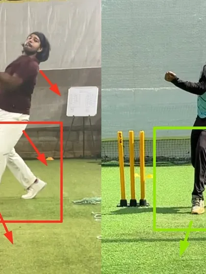 This off-spinner had a misaligned, backward-leaning action. Through targeted off-season modification, we corrected his body lean and alignment, establishing a solid foundation for consistency and revolutions.