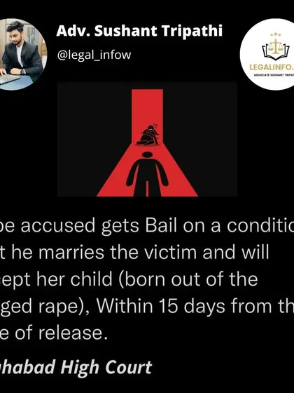 The Allahabad High Court passed a controversial order granting bail to a rape accused on the condition that he marries the victim and accepts the child born from the alleged assault. This highlights the complex and sometimes debated decisions that emerge from our legal system.