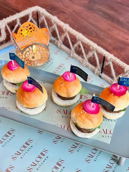 Mouthwatering Mutton Galouti Sliders, a perfect bite-sized indulgence for Diwali card parties.