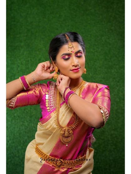 Rashmi - Makeup & Hairstyling Courses Student Portfolio: South Indian Bridal Looks photo 5