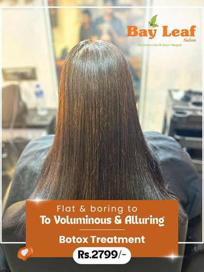 This client's hair went from flat and boring to voluminous and alluring. My Botox treatment not only smoothed it but also added bounce and life back into her style.