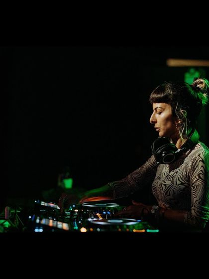 Another shot from my Far Out Left set. The green lighting created a perfect atmosphere for the soundscape I was building.